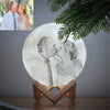 Custom Photo Moon Lamp 3D Engraved Moon Light 2 Colors