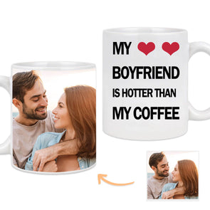 Custom Mug with Pictures on the Back Personalized Lover Photo Mug