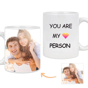 Custom Mug with Pictures on the Back Customized Lover Photo Mug