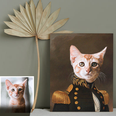 Custom Canvas with Pet Picture Wall Art Pet Canvas