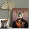 Personalized Pet portrait Canvas Pet in Custome Canvas Wall Art Pet Canvas