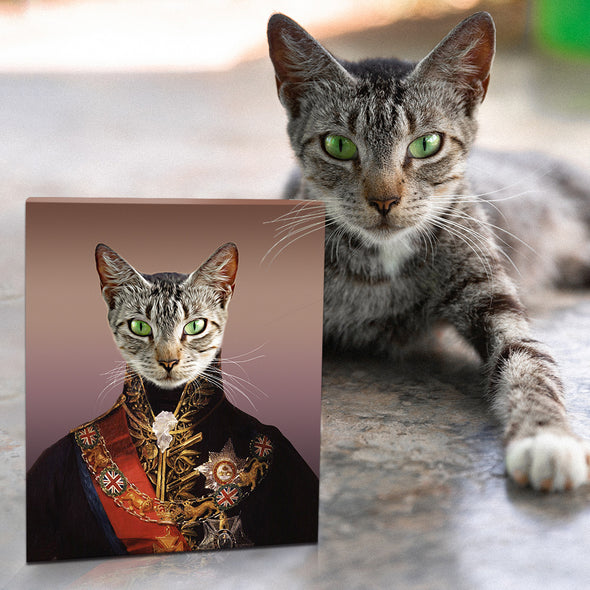 Personalized Pet portrait Canvas Pet in Custome Canvas Wall Art Pet Canvas