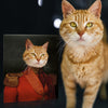 Personalized Pet portrait Canvas Pet in Custome Canvas