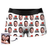 Custom Made Face Boxers Photo on Shorts for Best Boyfriend