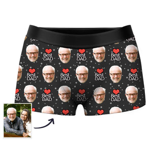 Custom Face Boxers Photo Shorts Father's Day Gift