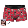 Custom Made Face Boxers Photo on Shorts for Best Boyfriend