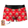 Gift for Dog Dad Funny Gift Dog Face Boxers Custom Photo Shorts with Dog Face Gag Gift for Dog Dad