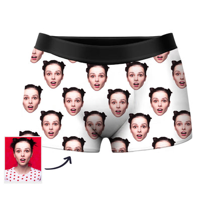 Custom Face Boxer Shorts - Zipper Underwear - Personalized Photo Boxer For  Him – MyPhotoSocksUS