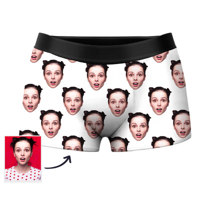 Personalized Gifts Funny Gift for Boyfriend Mens Photo Boxers Shorts Gag Gifts for Husband