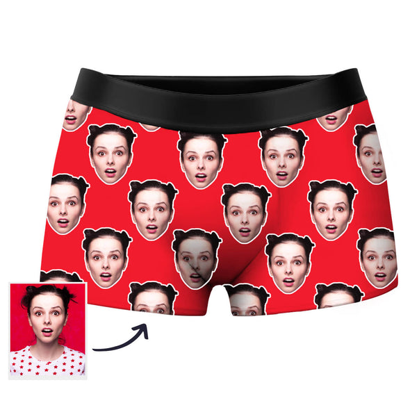 Custom Boxers for Husband Custom Face Boxers Mens Photo Boxers Shorts