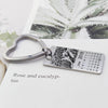 Custom Photo Keychain with Calendar Gift for Boyfriend Girlfriend