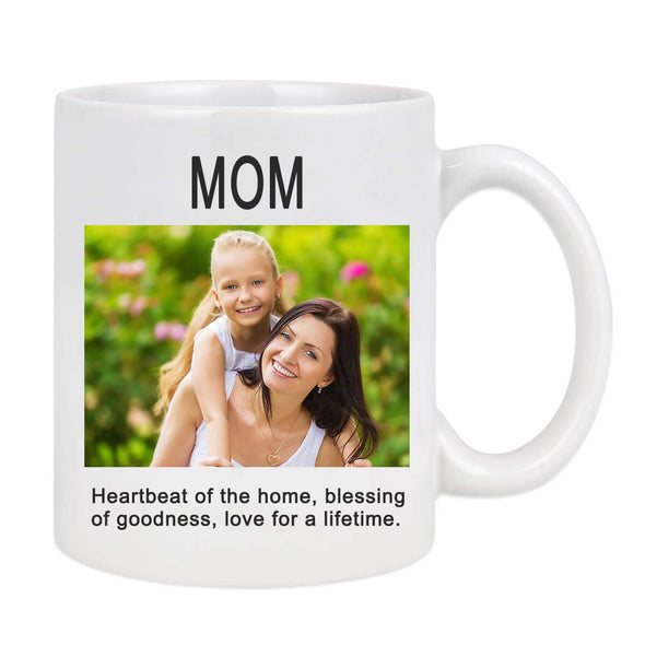 Custom Photo Mug Personalized Photo Mug Gift for Mom