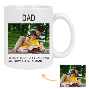 Custom Photo Mug Personalized Photo Mug for Fathers Day