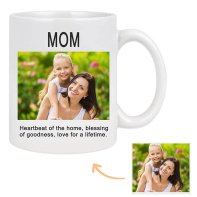 Custom Photo Mug Personalized Photo Mug Gift for Mom