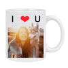 Custom Coffee Mug with Pictures for Lover Personalized I LOVE YOU Photo Mug