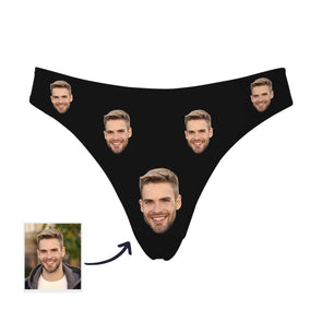 Custom Face  Photo Thongs Best Gift for Girlfriend