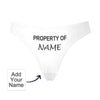 Custom Thongs  with Name