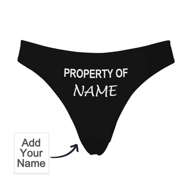 Custom Thongs with Name – Yourphotosocks