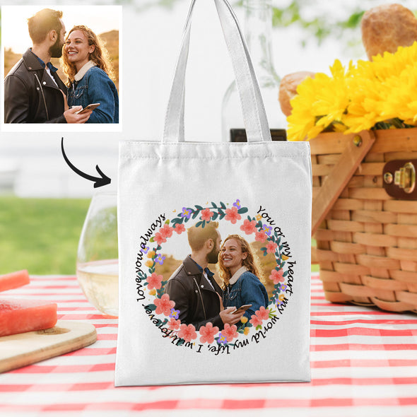 Valentine's Day Gift Personalized Tote Bag