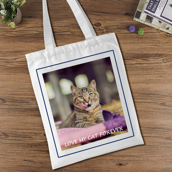 Personalized Canvas Tote Bag with Your Photo