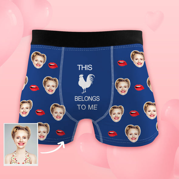 Gag Gifts for Boyfriend Anniversary Gift Mens Custom Face Boxers Funny Party Gift for Boyfriend