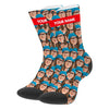 Photo Socks with Your Name Custom Socks with Photo