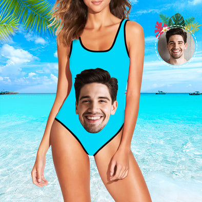 Custom Face Swimsuit Women's Face Print Swimwear