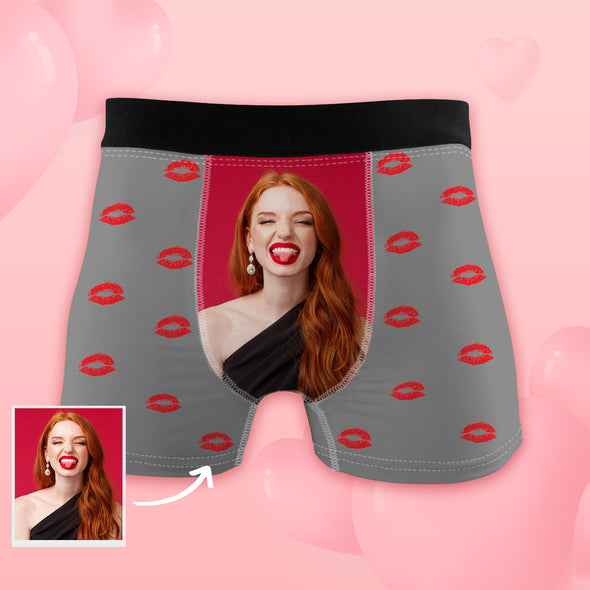 Custom Face on Boxers Valentine's Day Gift