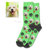 Dog Photo Socks Dog Face Socks Dog Photo on Socks