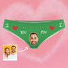 Custom Panties with Picture Face on Underwear Anniversary Gift for Girfriend