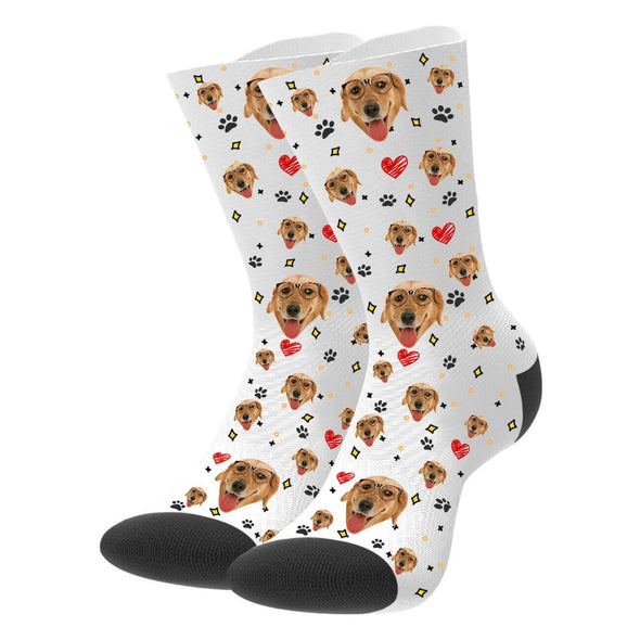 Custom Pup Socks Dog Photo Socks
