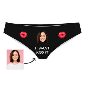 Custom Sexy Photo Panties with Face for Women