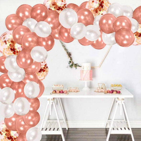 DIY Balloon Garland Arch Kit Decorations Golden for Birthday Party