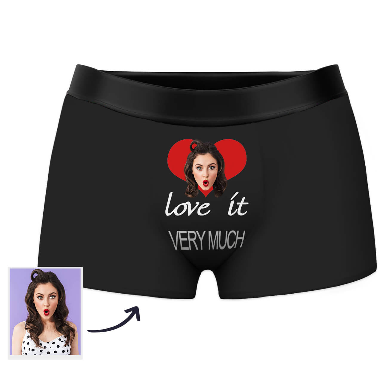 Custom Underwear for Wife Girlfriend – Yourphotosocks