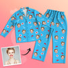 Custom Pajamas with Picture Face Home Sleepwear Anniversary Gift