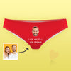 Custom Underwear Face on Panties Party Gag Gift for Wife