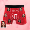Custom Face on Boxers Custom Shorts with Picture Christmas Gift for Husband