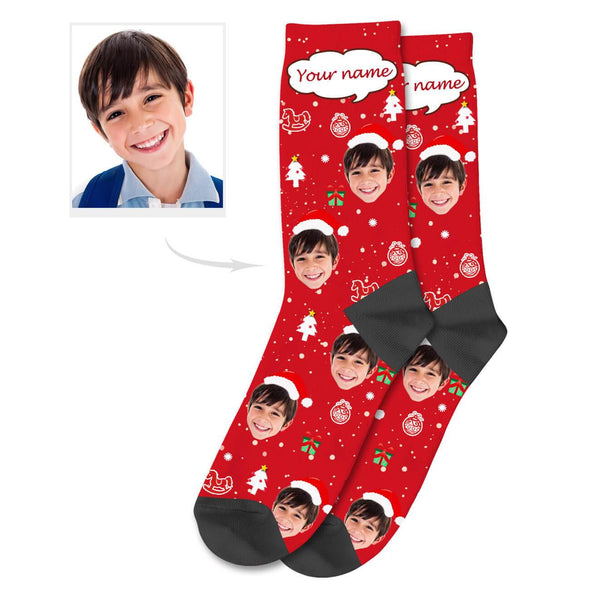 Custom Christmas Socks with Name