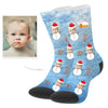 Custom Christmas Snowman Socks