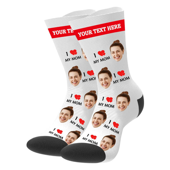 Custom Mom Socks with Text
