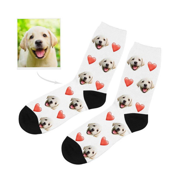 Custom Dog Lover Photo Socks