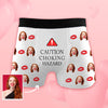 Custom Face on Boxers Party Funny Gag Gift for Boyfriend