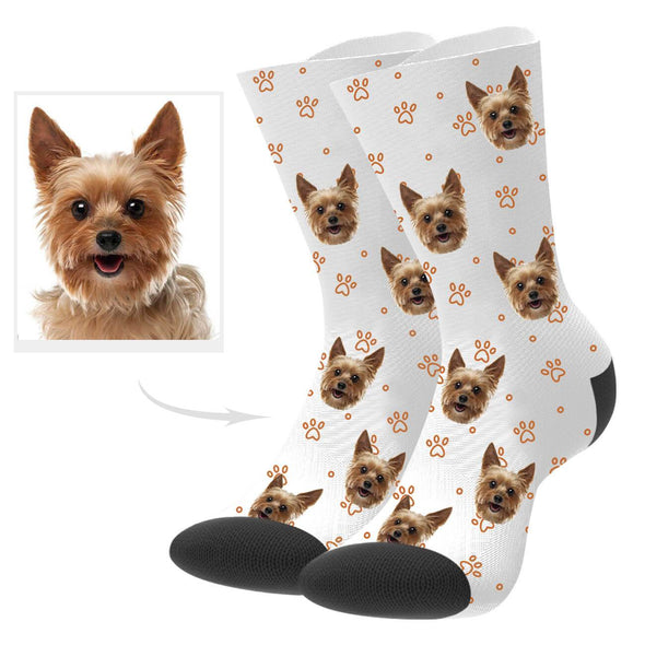 Custom Dog Photo Socks